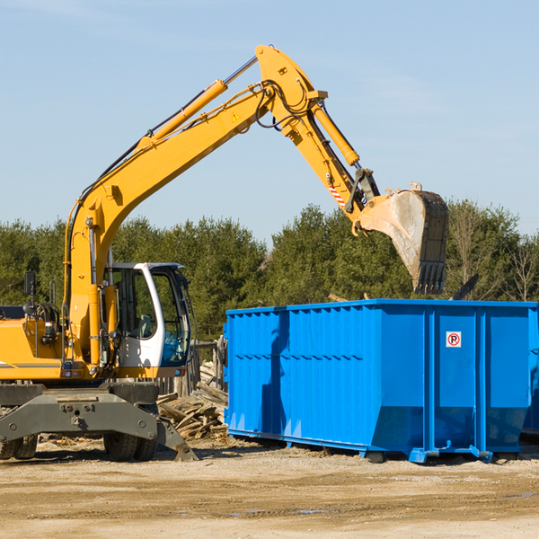 what are the rental fees for a residential dumpster in Cusick